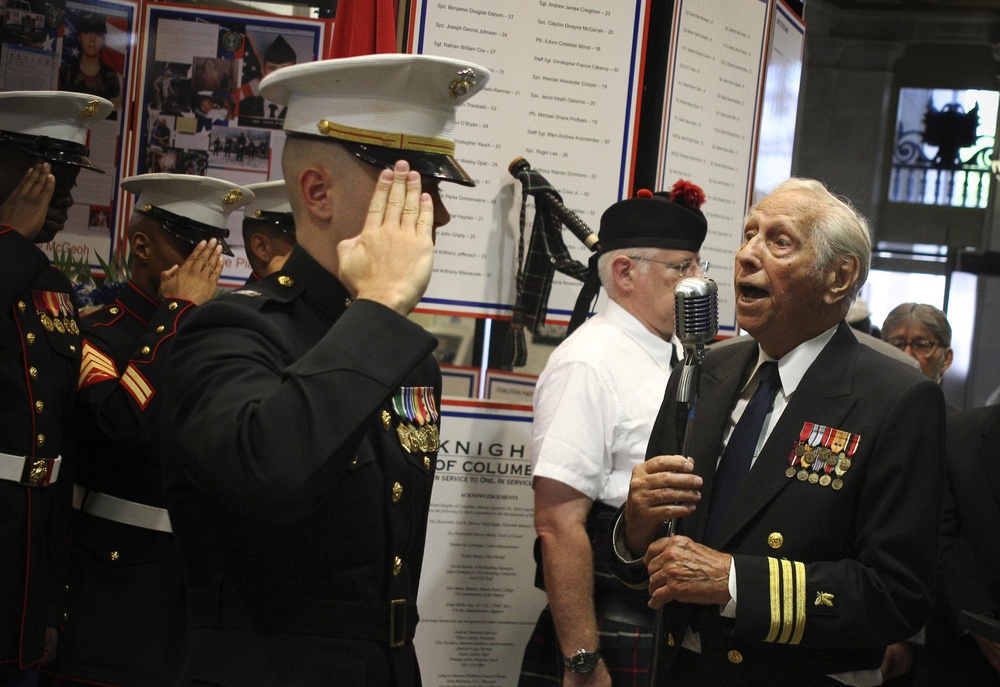 Fort Lauderdale Marines, retired Navy Commander honor nation's heroes