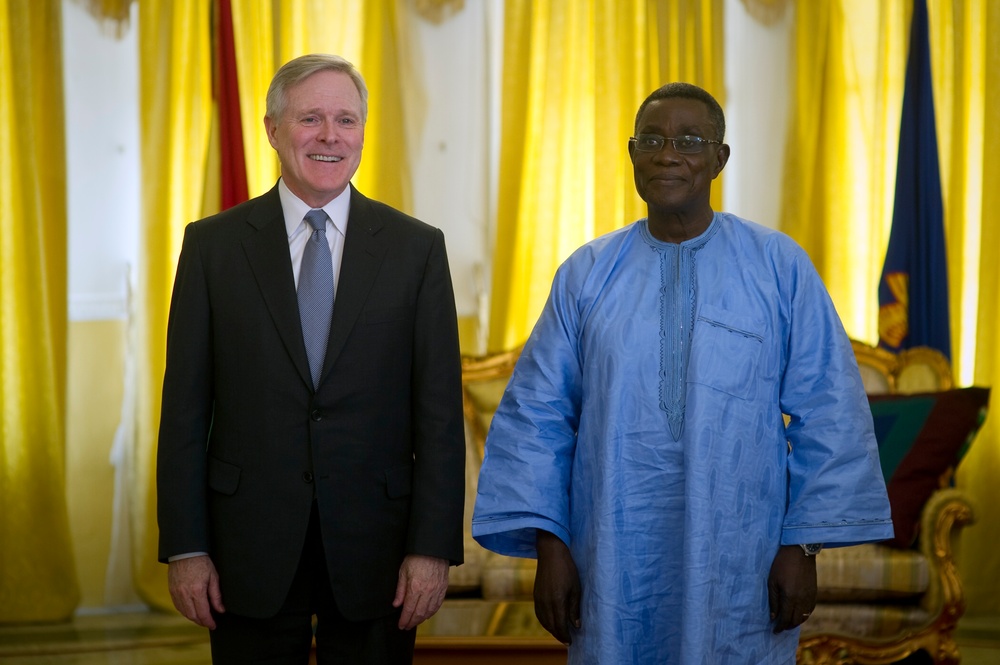 Secretary of the Navy visits Ghana