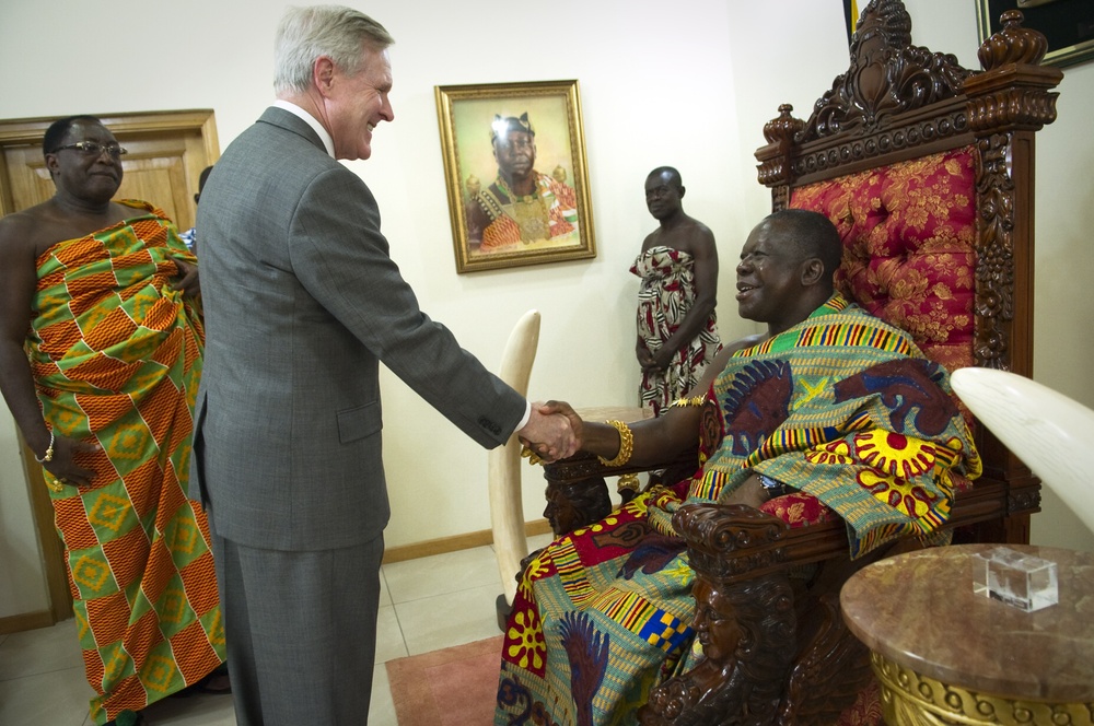 Secretary of the Navy visits Ghana