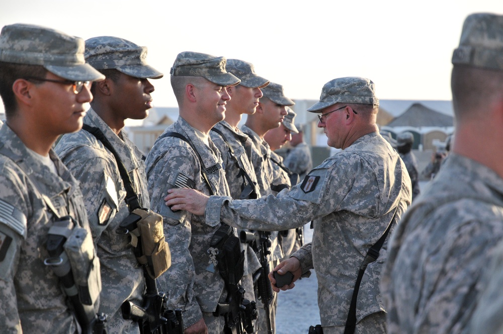 DVIDS - Images - 368th EN BN earns Combat Patch [Image 2 of 3]