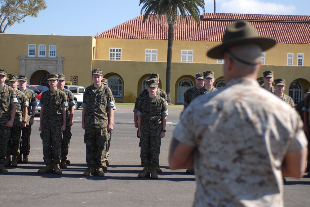 JROTC visits Recruit Depot San Diego