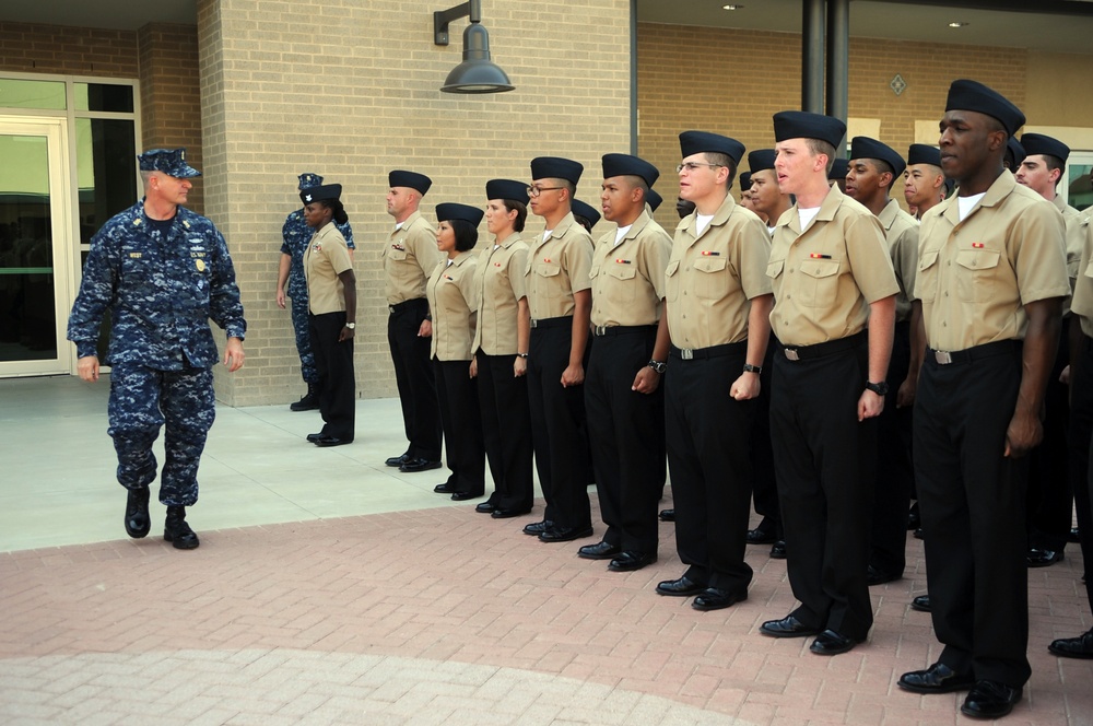 Master Chief Petty Officer of the Navy visits San Antonio