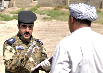 Diyala provincial police practice crime scene preservation