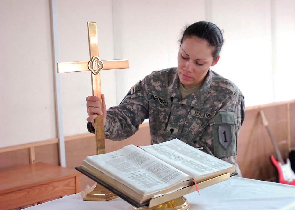 Nurture, care, honor chaplain assistant finds fulfillment in helping soldiers