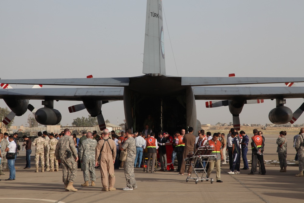 321st EMEDS treats, evacuates blast victims