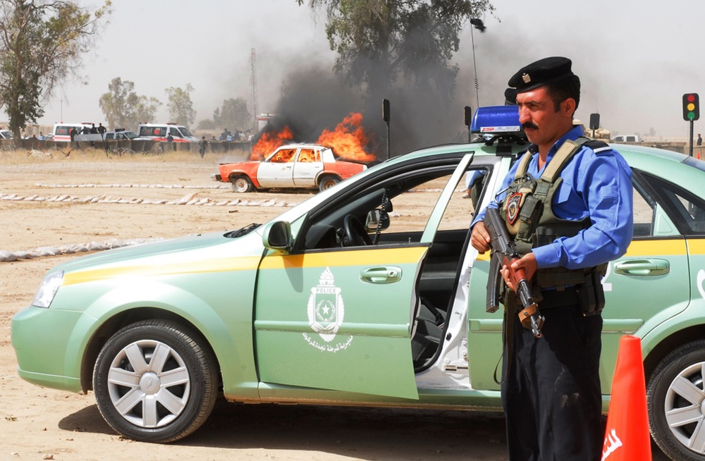 Ready to respond Iraqi police conduct emergency response exercise in Kirkuk