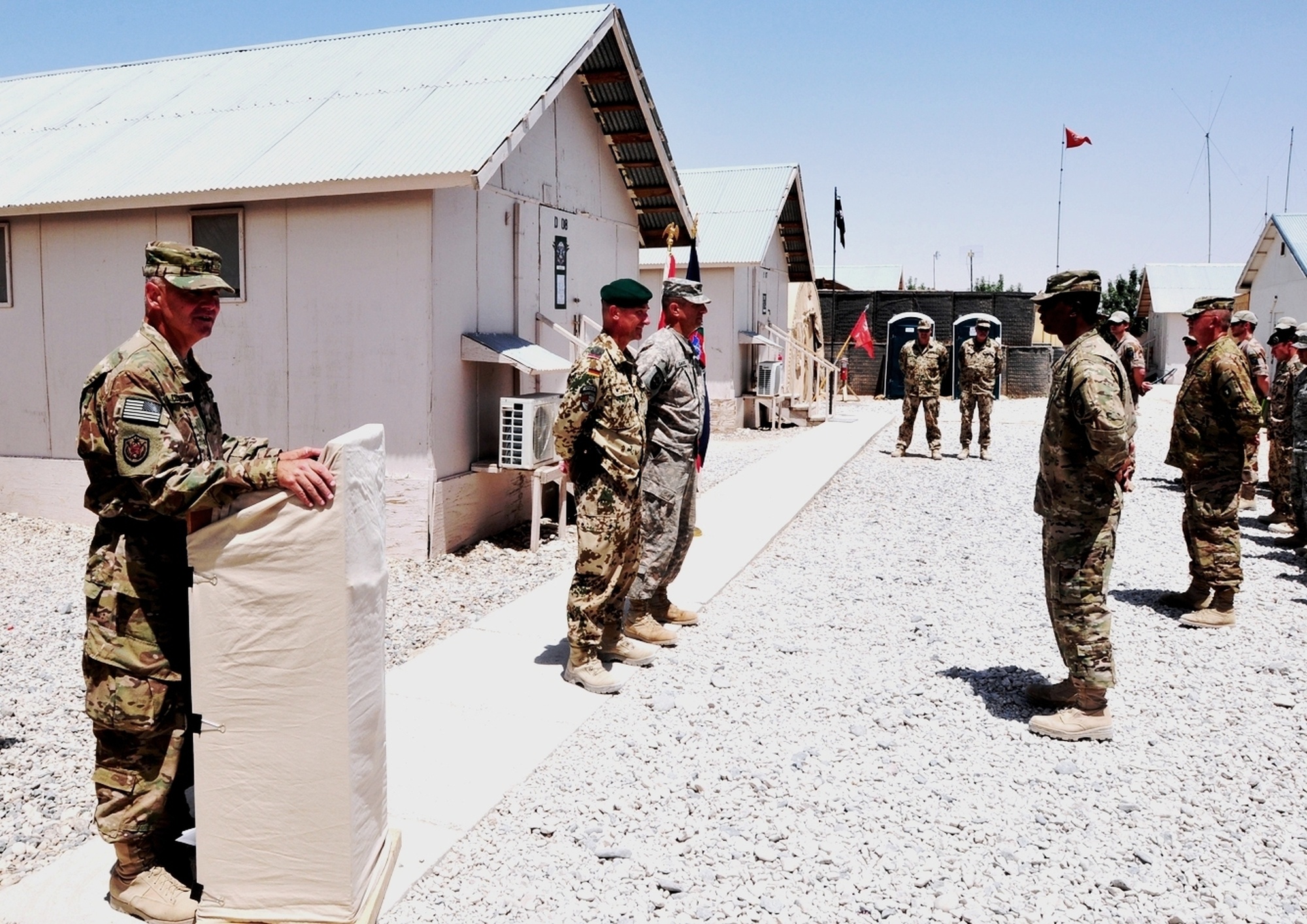 DCOM-Regional support hosts Afghan general, Article