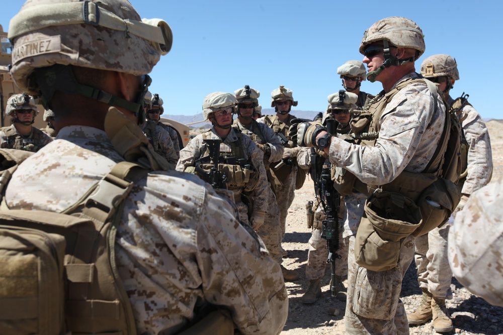Personal Security Detachment Marines conduct Motorized Operations Course
