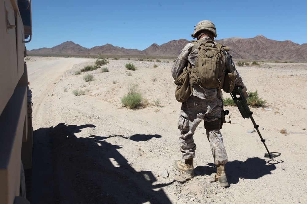 Personal Security Detachment Marines conduct Motorized Operations Course