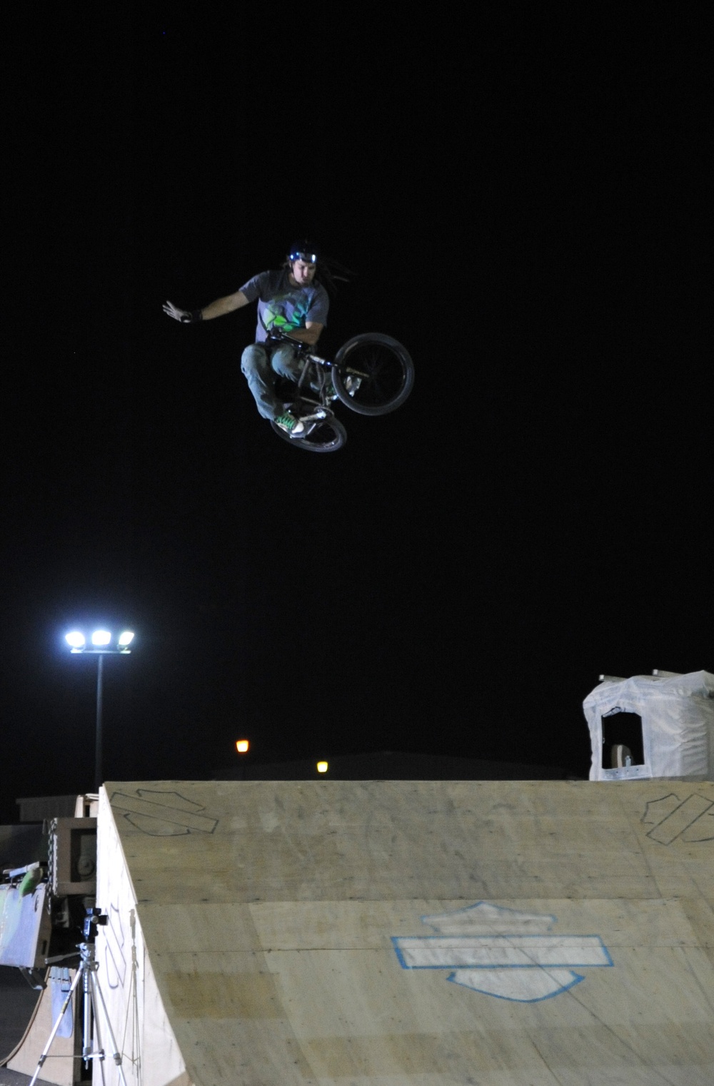 Bikes over Baghdad puts on exhibition for deployed Marauders
