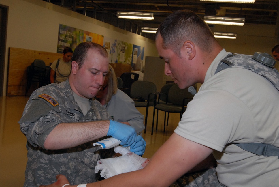 Soldiers display acting skills during Operation Red Dragon