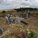 US medics build field hospital