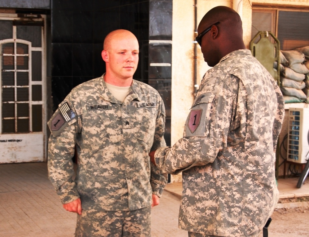 ‘Vanguard’ Battalion medics receive promotion