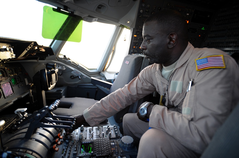 KC-10 Operation Enduring Freedom air refueling mission