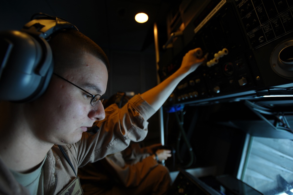 KC-10 Operation Enduring Freedom air refueling mission