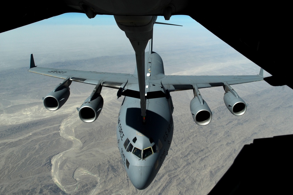 KC-10 Operation Enduring Freedom air refueling mission
