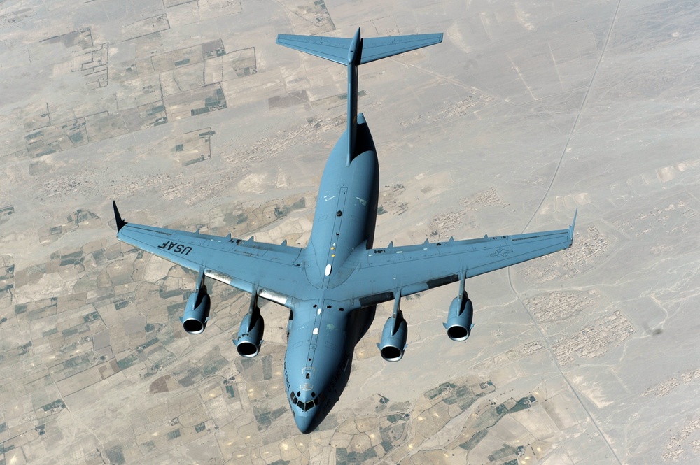 KC-10 Operation Enduring Freedom air refueling mission