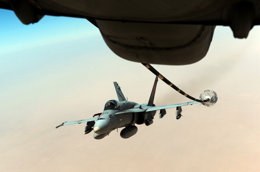 KC-10 Operation Enduring Freedom air refueling mission