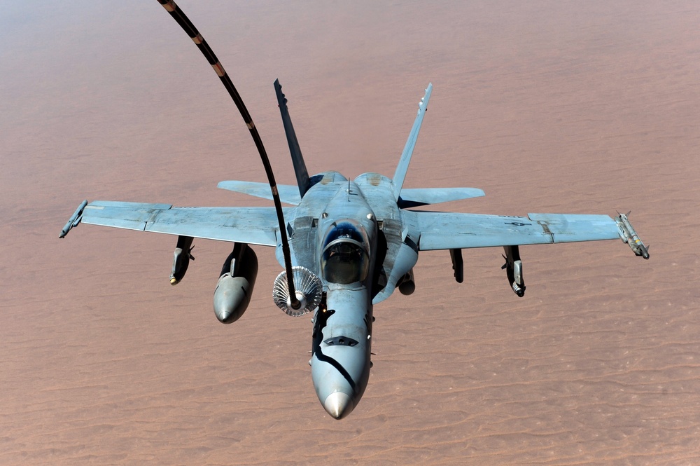 KC-10 Operation Enduring Freedom air refueling mission