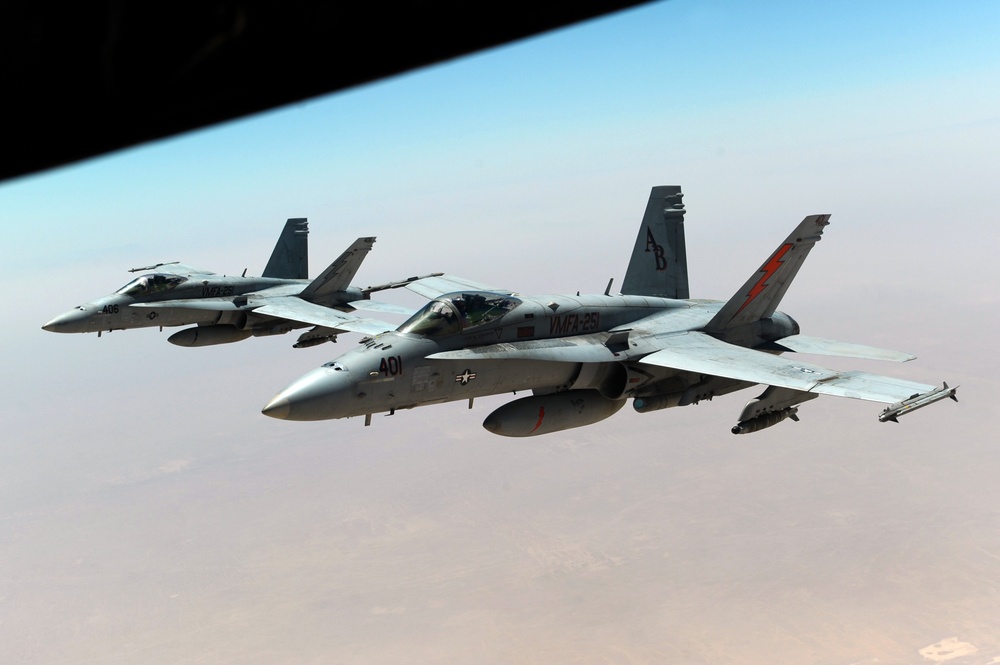 KC-10 Operation Enduring Freedom air refueling mission