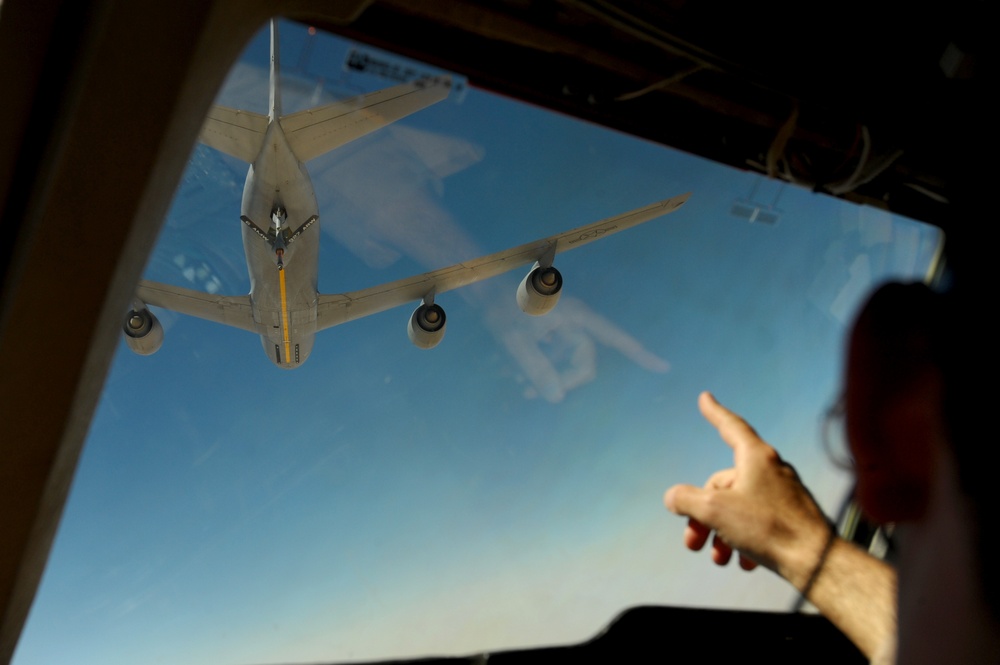 KC-10 Operation Enduring Freedom air refueling mission