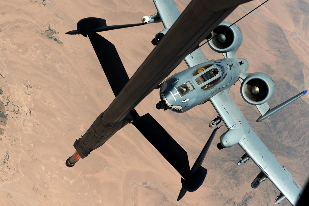 KC-10 Operation Enduring Freedom air refueling mission