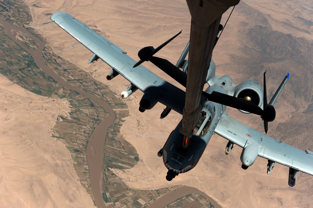 KC-10 Operation Enduring Freedom air refueling mission