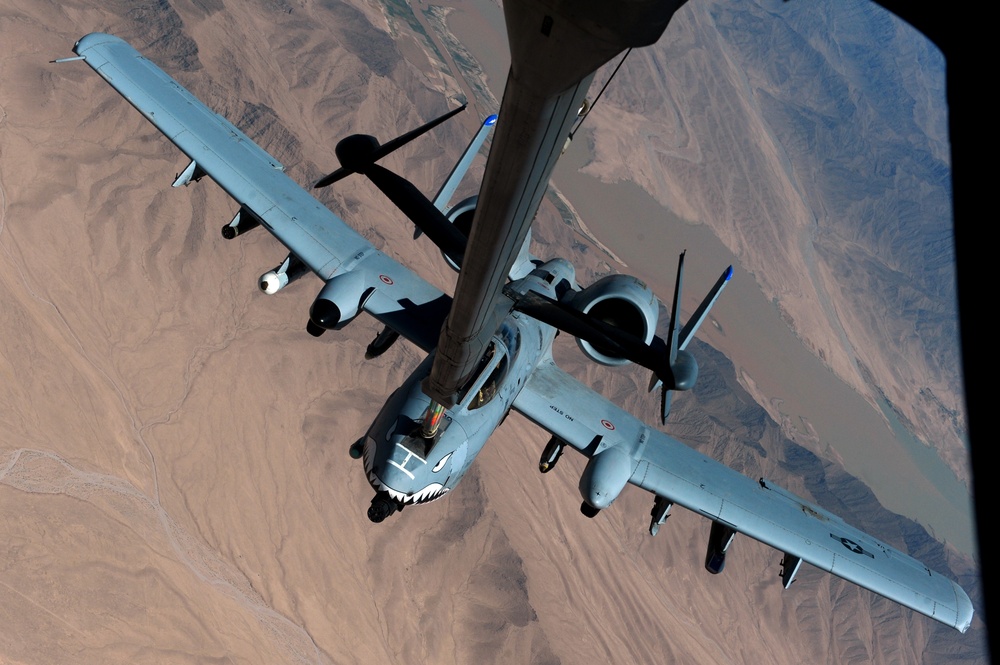 KC-10 Operation Enduring Freedom air refueling mission