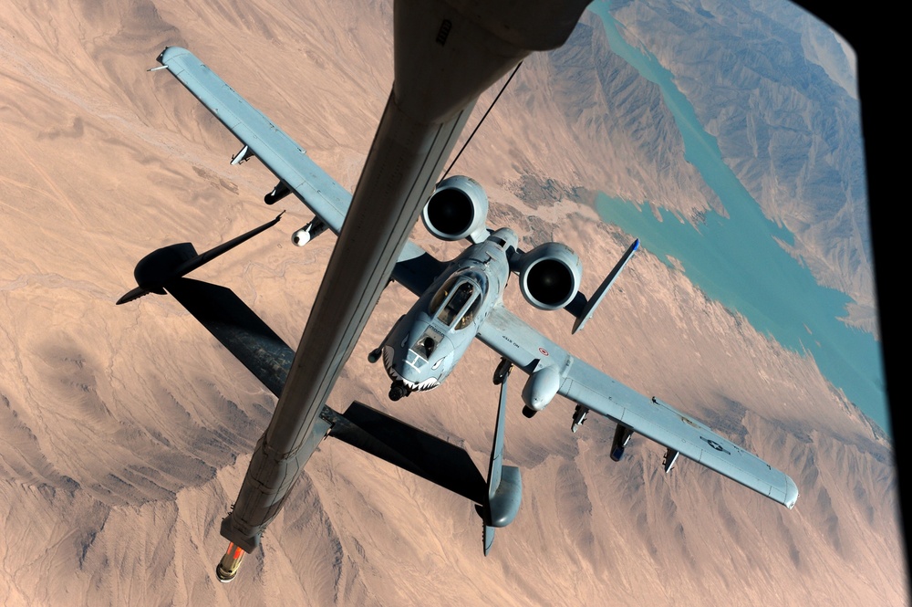 KC-10 Operation Enduring Freedom air refueling mission