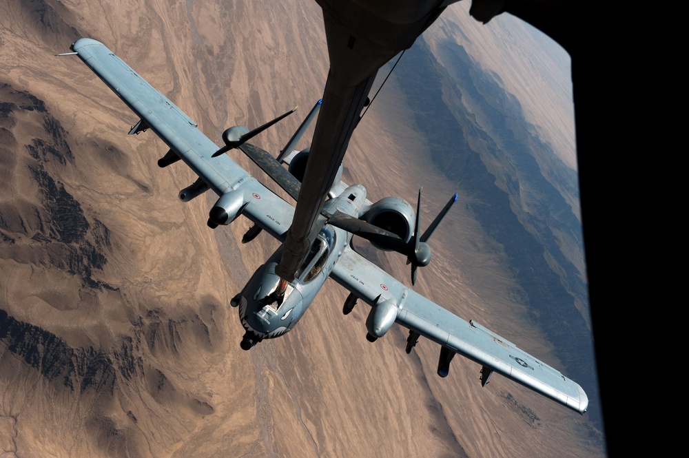 KC-10 Operation Enduring Freedom air refueling mission