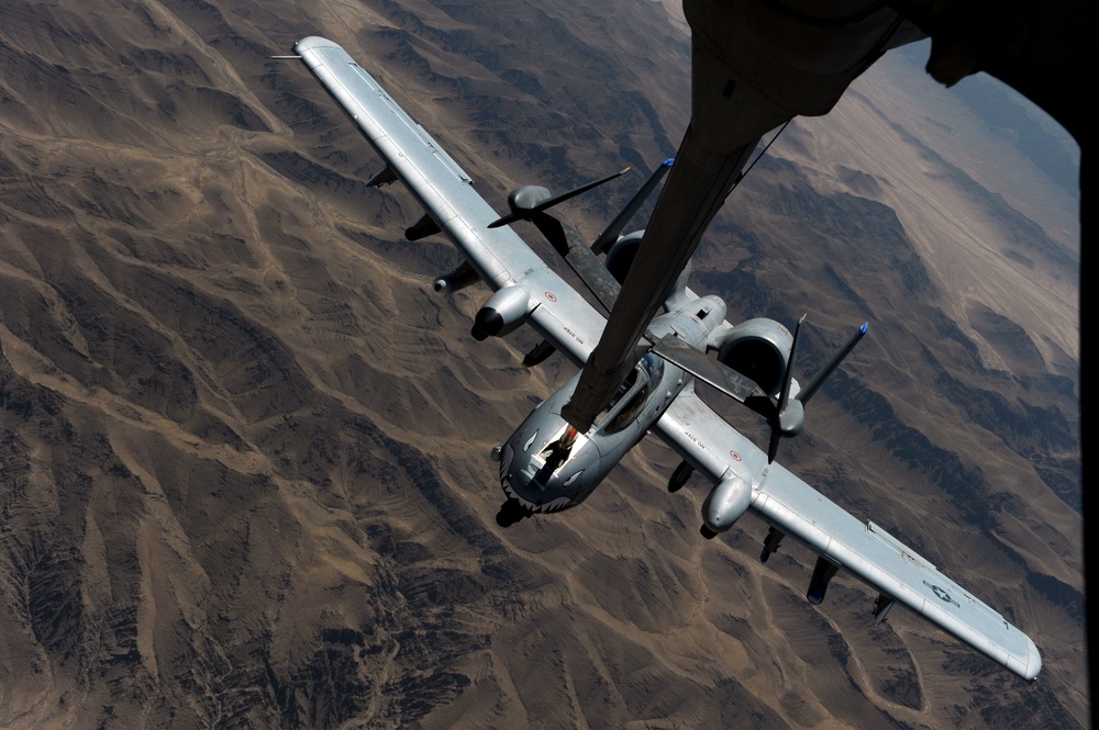 KC-10 Operation Enduring Freedom air refueling mission