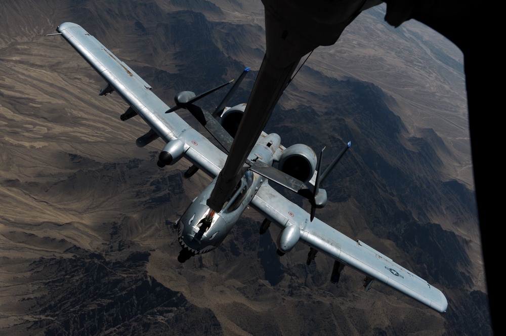 KC-10 Operation Enduring Freedom air refueling mission