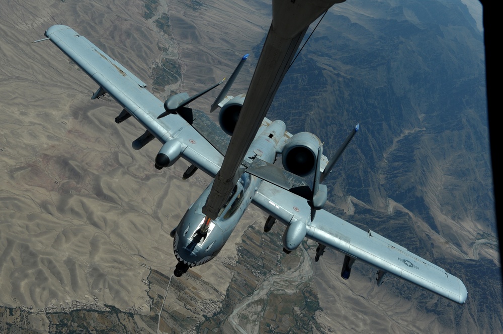 KC-10 Operation Enduring Freedom air refueling mission