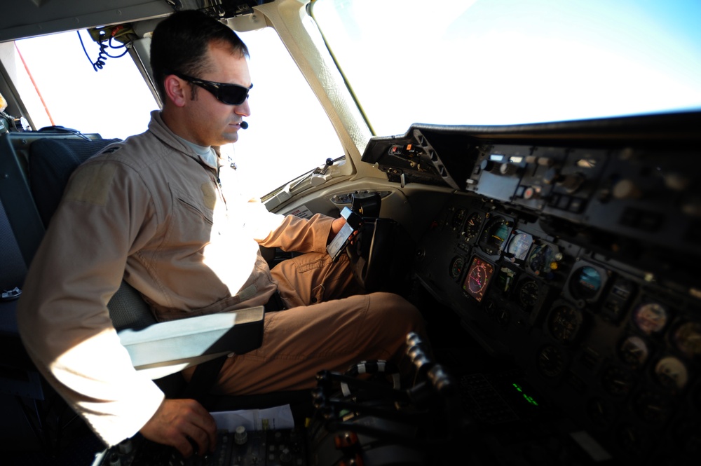 KC-10 Operation Enduring Freedom air refueling mission