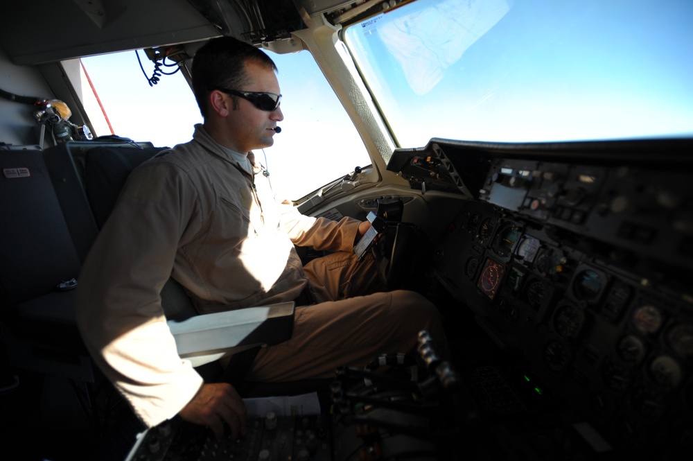 KC-10 Operation Enduring Freedom air refueling mission