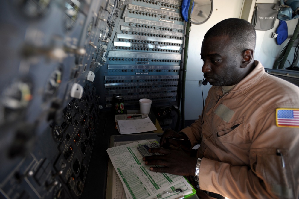 KC-10 Operation Enduring Freedom air refueling mission