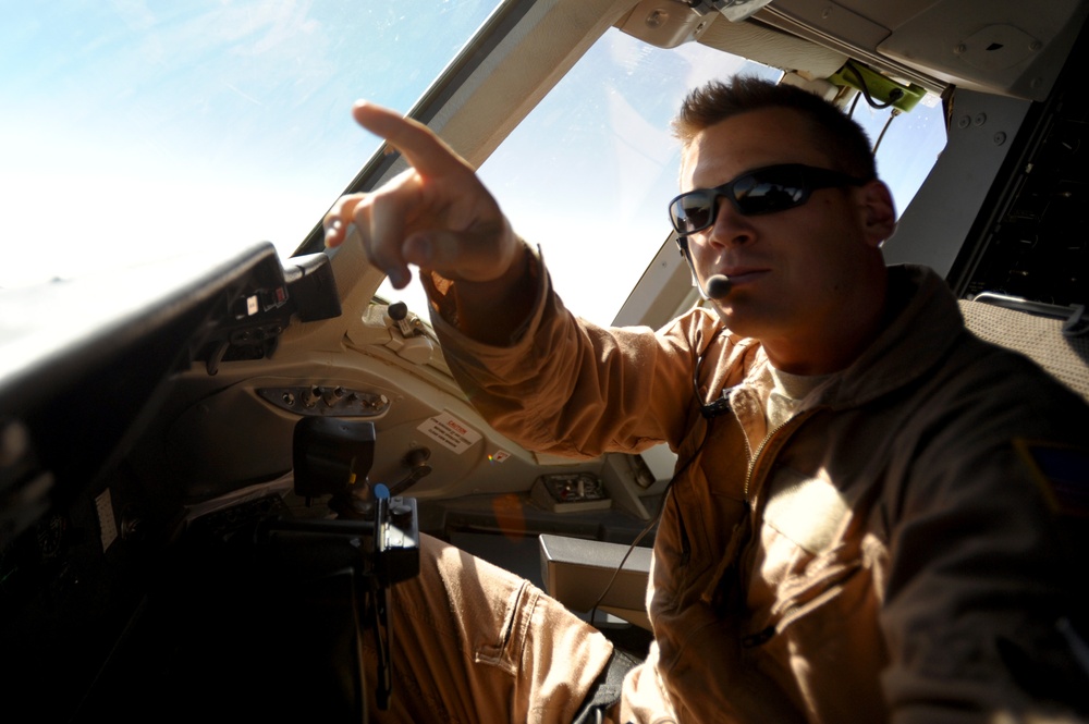 KC-10 Operation Enduring Freedom air refueling mission
