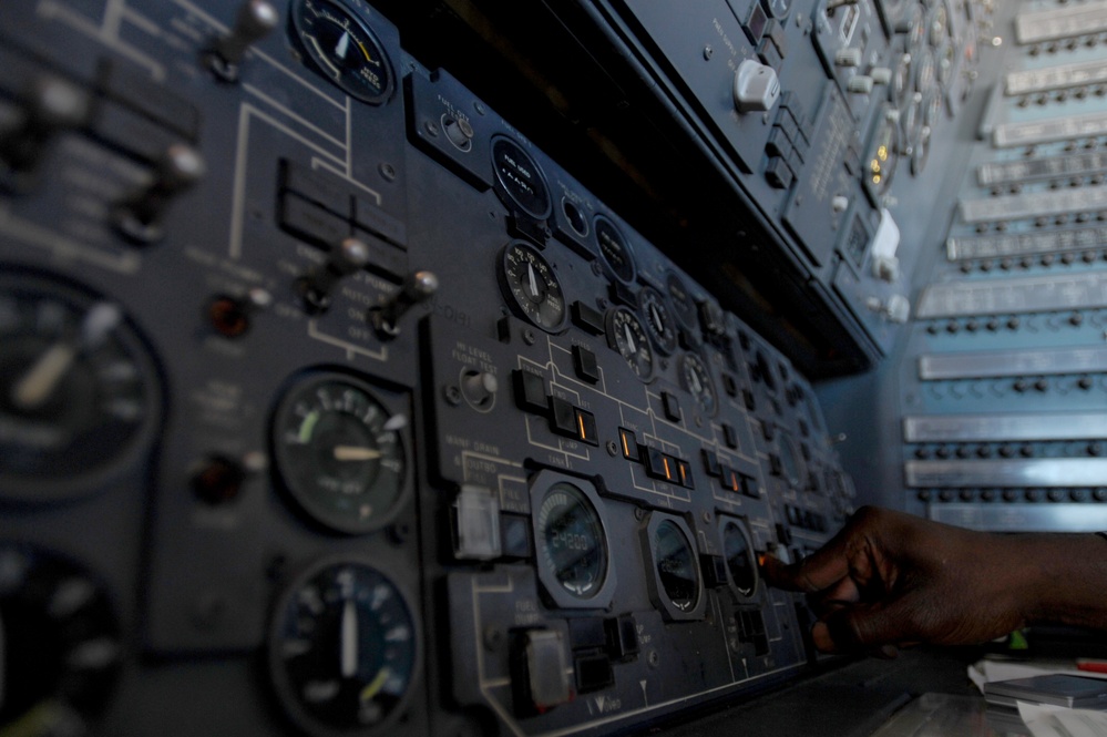 KC-10 Operation Enduring Freedom air refueling mission