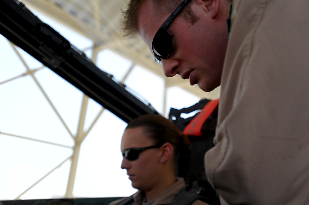 493rd Expeditionary Fighter Squadron life support