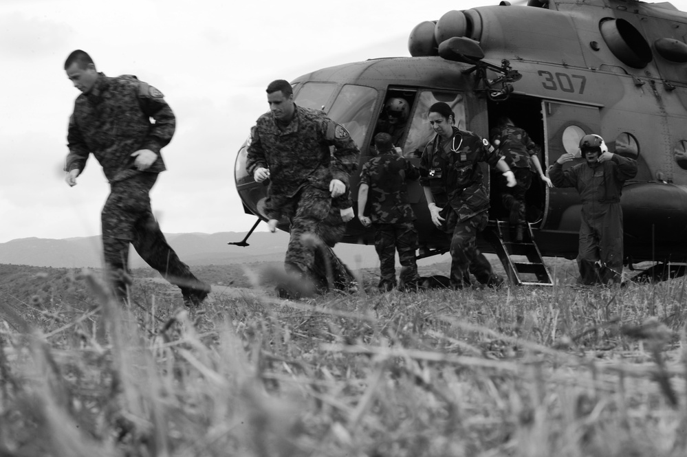 Macedonian armed forces provide the gift of life