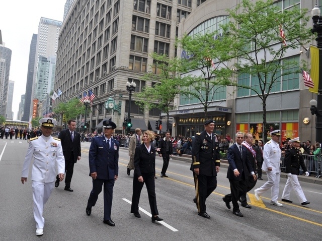 Parade marching