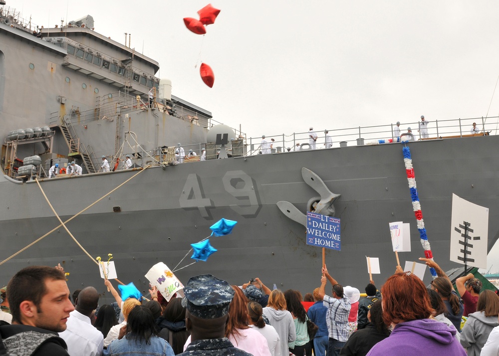 USS Harpers Ferry in San Diego