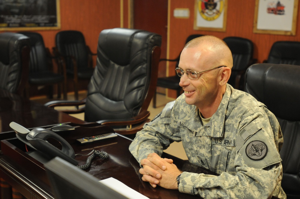 Deployed 3rd ACR soldier attends daughter's graduation