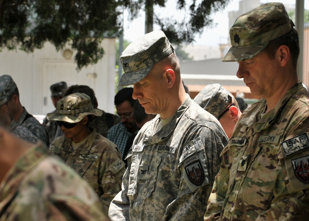 Top US enlisted soldier in Afghanistan reflects on 236 years of soldiering