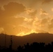 Majestic sunset over Kabul
