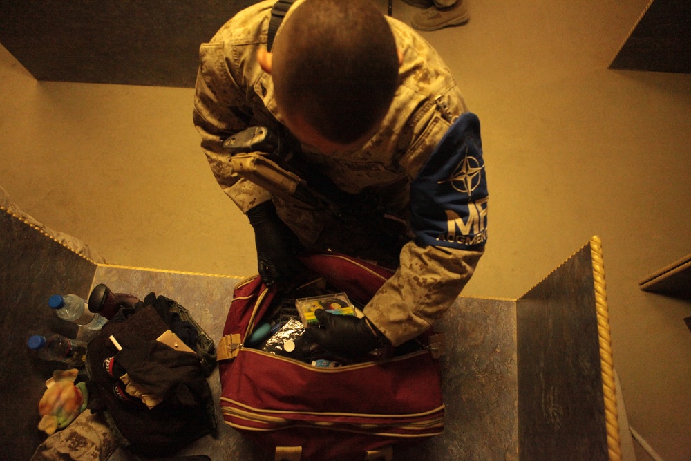 Aircraft wing Marines augment NATO military police