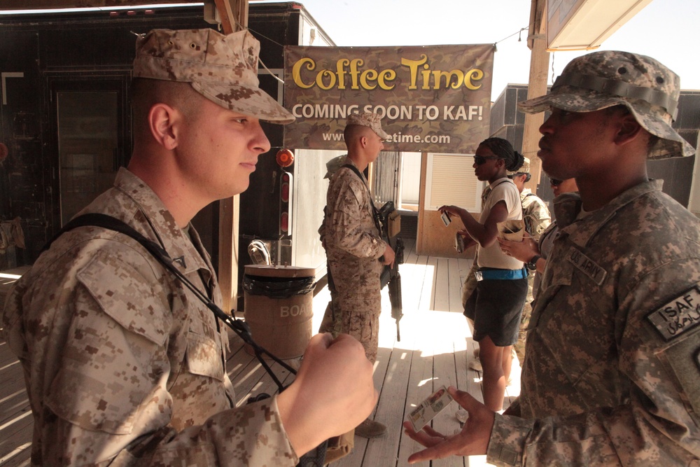 Aircraft wing Marines augment NATO military police