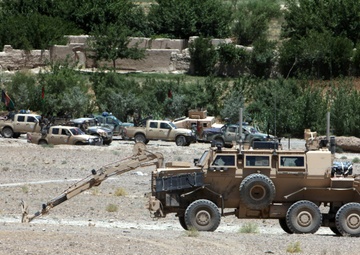 Marine, Afghan route clearance support Operation Afghan Warrior