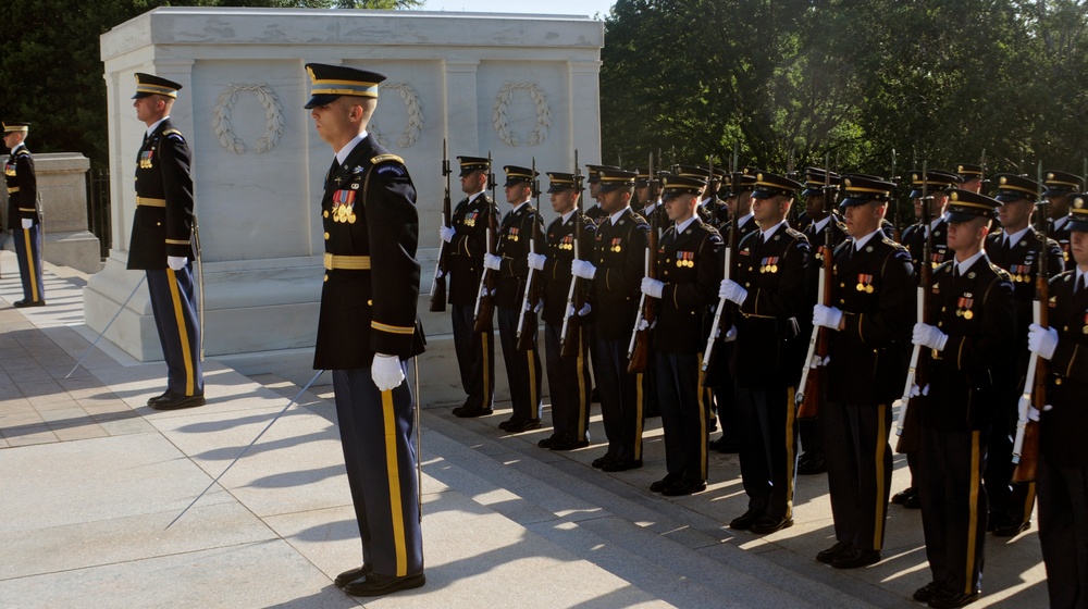 Army wreath ceremony