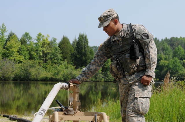 'Water Dogs' pump clean water at the annual quartermaster liquid logistics exercise